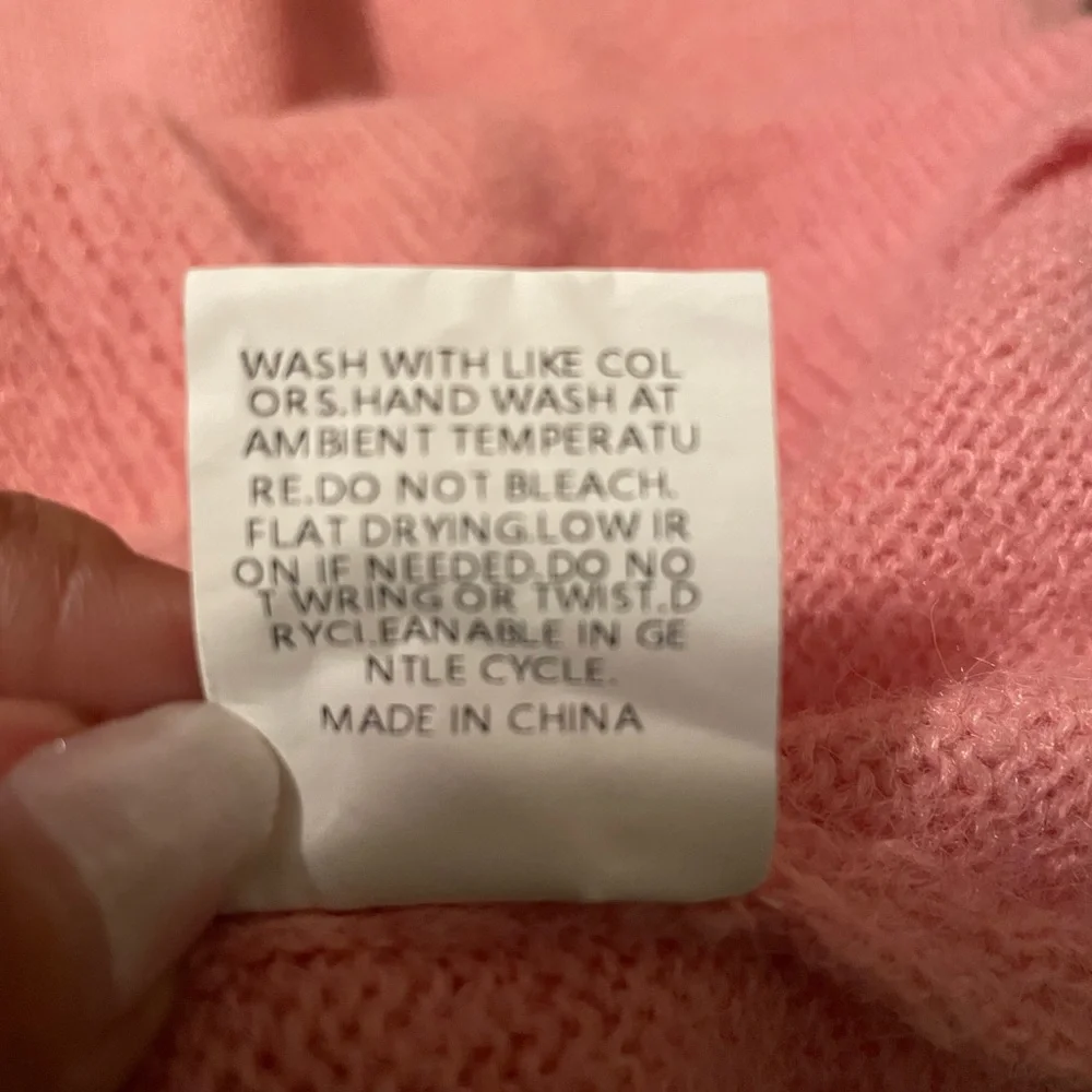 Elegant Pink Women's baby soft SZ L oversized cropped batwing Cardigan by Fsajga